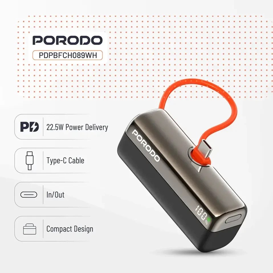 پاوربانک جیبی ۵۰۰۰