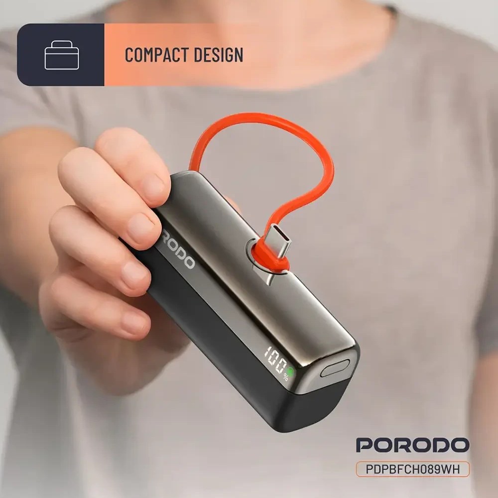 پاوربانک پرودو مدل کامپکت