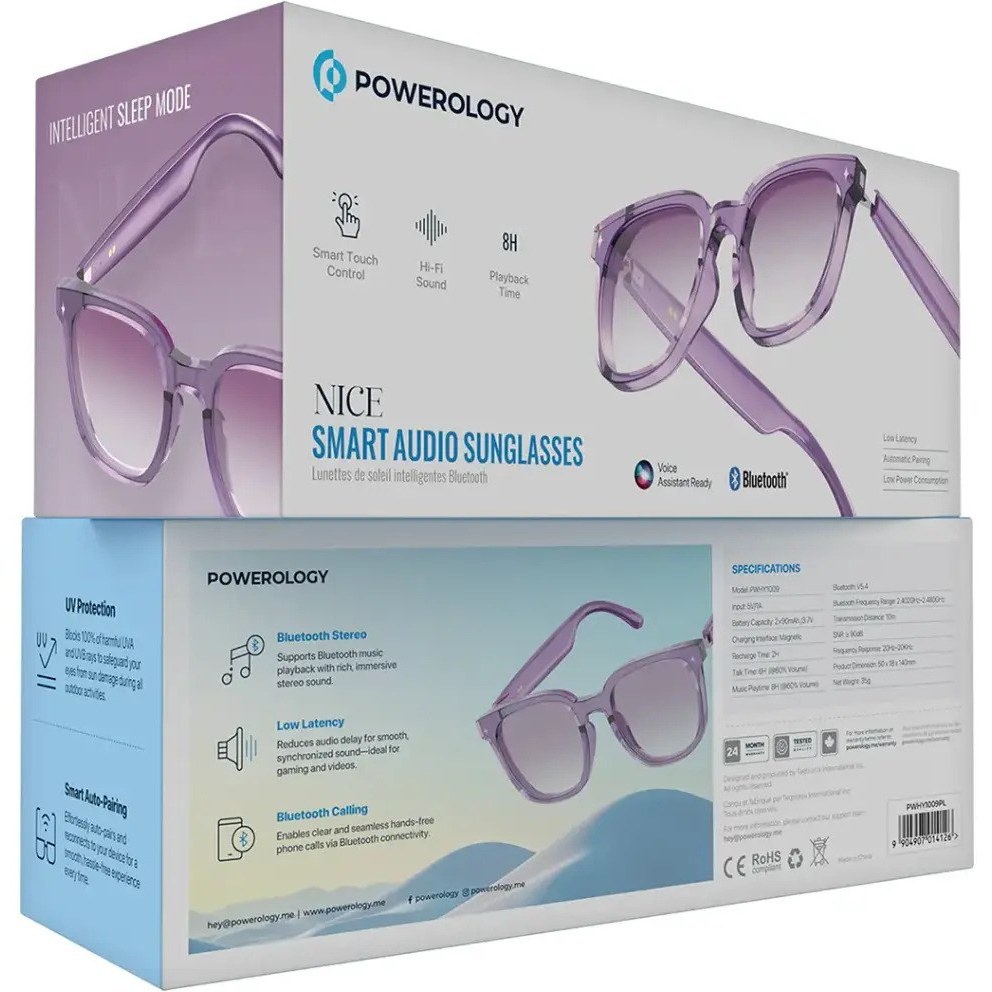 عینک افتابی هوشمند پاورولوژی