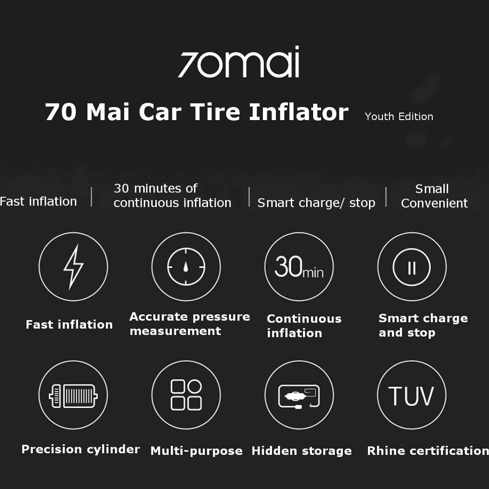 پمپ باد هوشمند شیائومی خودرو