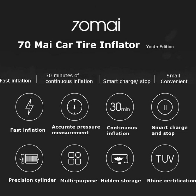 پمپ باد هوشمند شیائومی خودرو